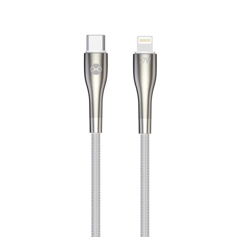 Kabel Forever USB-C/Lightning 1m 27W, bílá