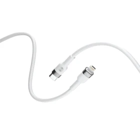 Kabel Forever Flexible USB-C/Lightning 1m 20W, bílá