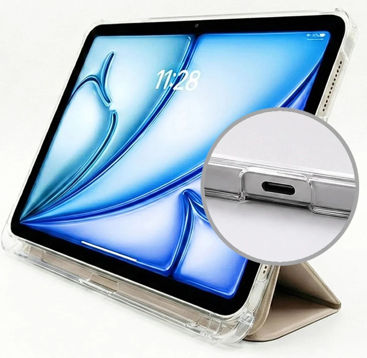 3mk ochranné pouzdro Hardy TabCase pro Apple iPad A16 (10/11) (11"), silver