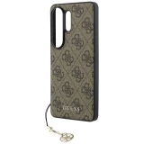 GUESS case for SAMSUNG S26 Ultra GUHMS26LGF4GBR (PU 4G Classic Logo with Charm) brown