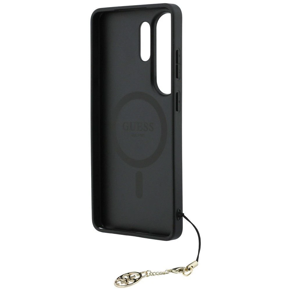 GUESS case for SAMSUNG S26 Ultra GUHMS26LGF4GBR (PU 4G Classic Logo with Charm) brown