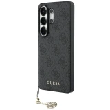 GUESS case for SAMSUNG S26 Ultra GUHMS26LGF4GGR (PU 4G Classic Logo with Charm) black