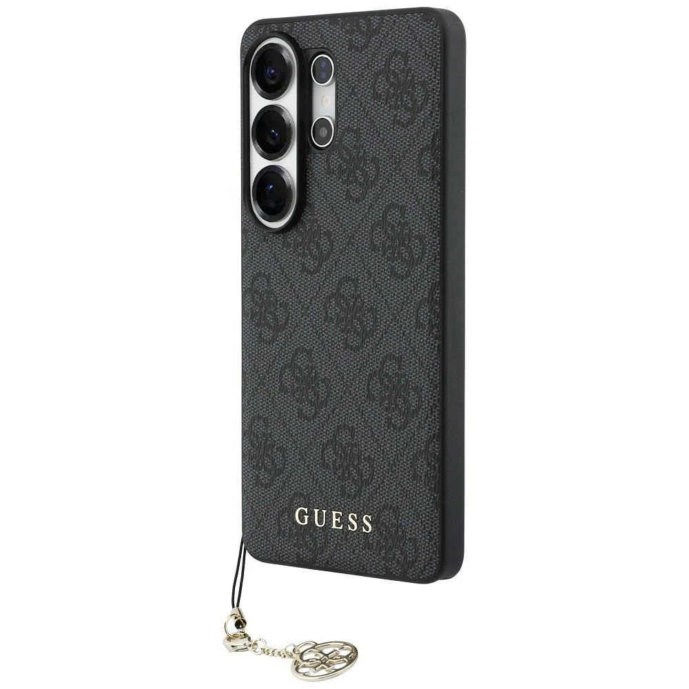 GUESS case for SAMSUNG S26 Ultra GUHMS26LGF4GGR (PU 4G Classic Logo with Charm) black