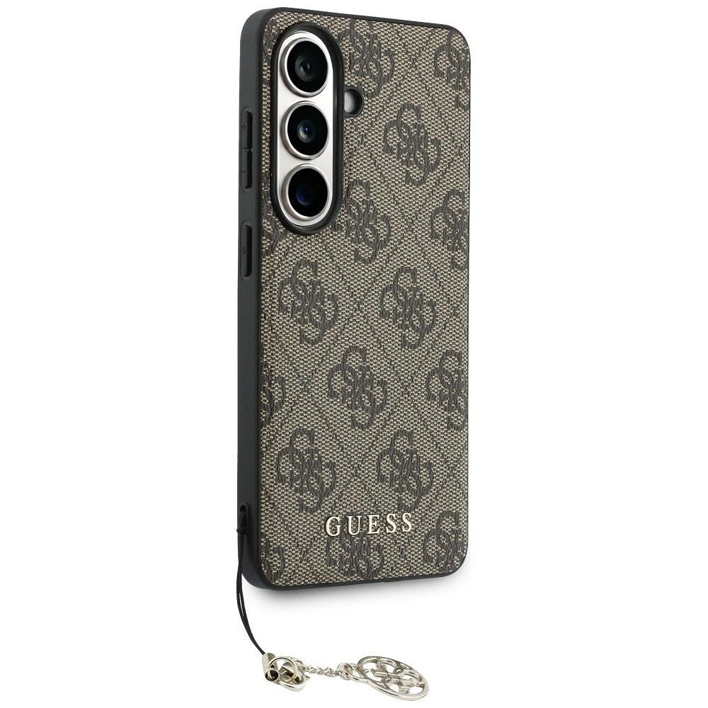 GUESS case for SAMSUNG S26 GUHMS26SGF4GBR (PU 4G Classic Logo with Charm) brown