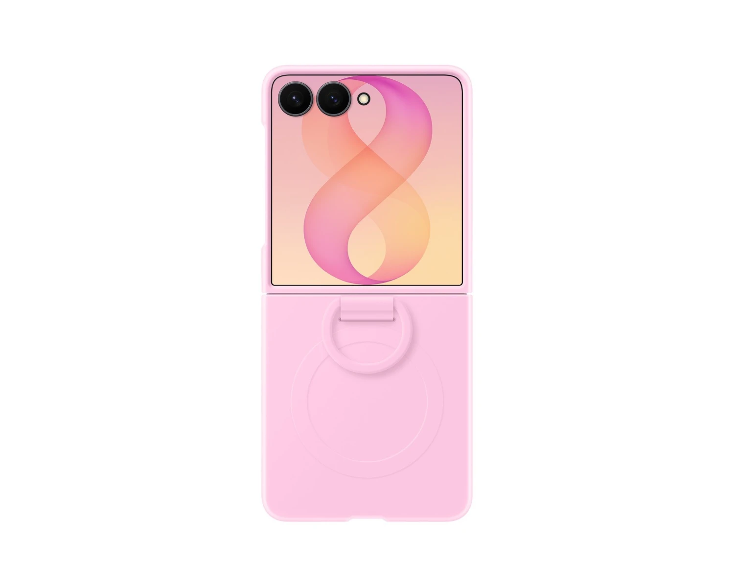 EF-EF776CVE Samsung Silikonový Magnetický Kryt s Kroužkem pro Galaxy Z Flip 8 Violet