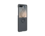 EF-EF776CBE Samsung Silikonový Magnetický Kryt s Kroužkem pro Galaxy Z Flip 8 Black