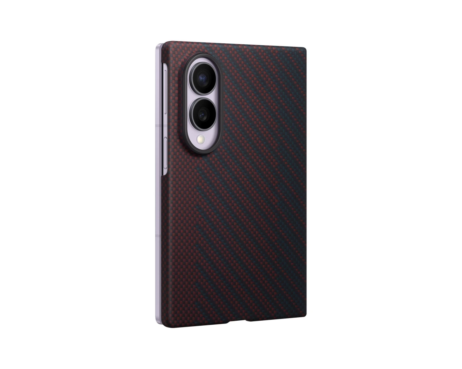EF-KF971SRE Samsung Carbon Magnetický Kryt pro Galaxy Z Fold 8 Red