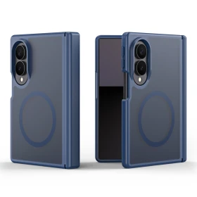 DUX DUCIS case YIND compatible with MagSafe for SAMSUNG Z Fold 8 Wide dark blue