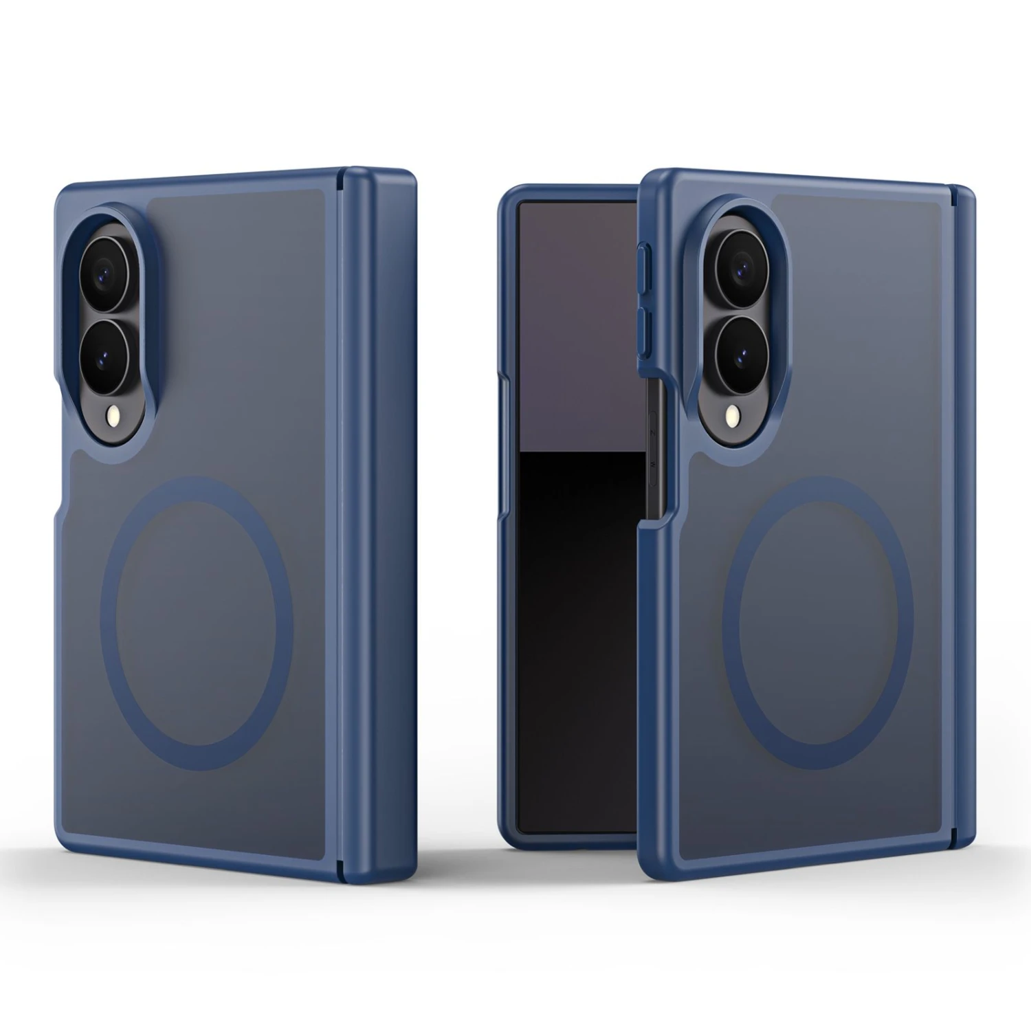 DUX DUCIS case YIND compatible with MagSafe for SAMSUNG Z Fold 8 Wide dark blue
