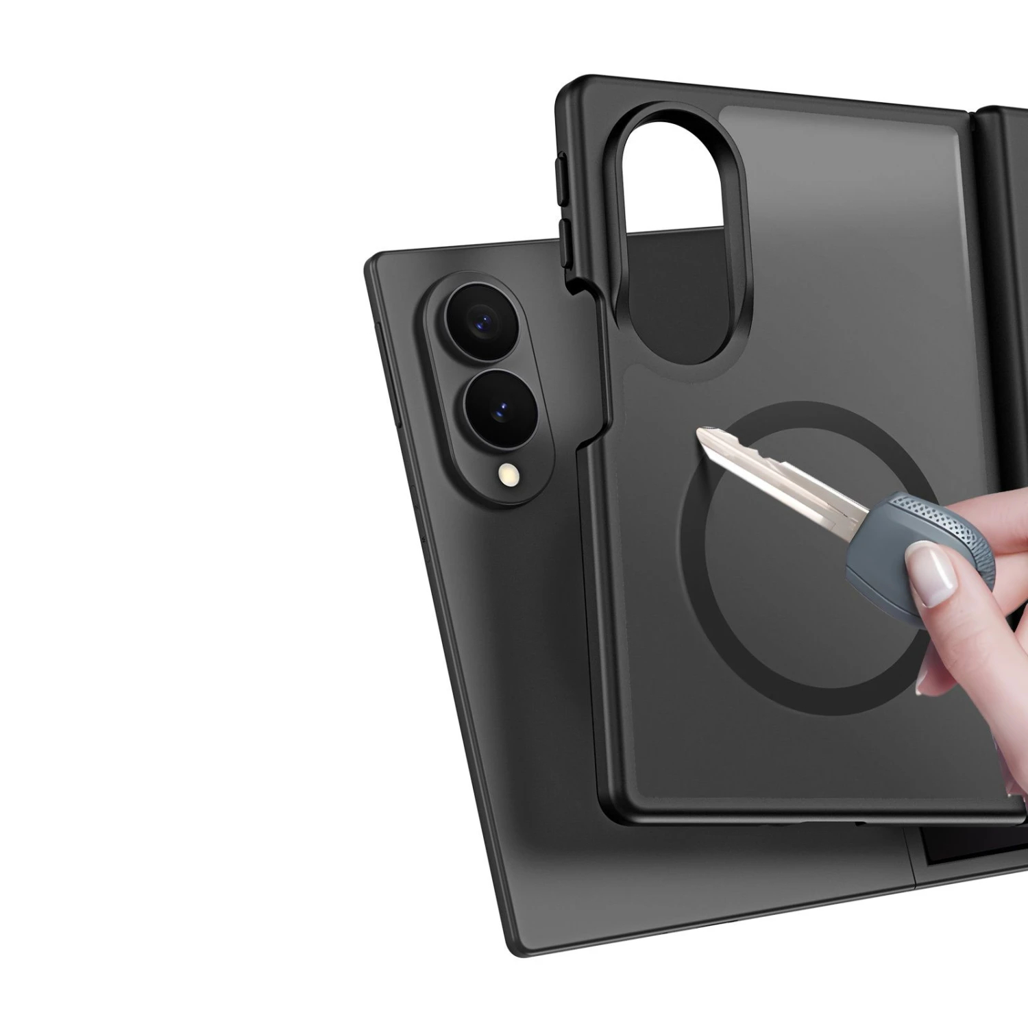 DUX DUCIS case YIND compatible with MagSafe for SAMSUNG Z Fold 8 Wide black