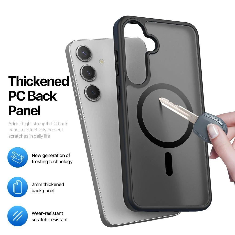 DUX DUCIS case YIND compatible with MagSafe for SAMSUNG S25 Plus black