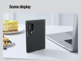 Nillkin Super Frosted FOLD Magnetic Zadní Kryt pro Samsung Galaxy Z Fold 8 Transparent Black
