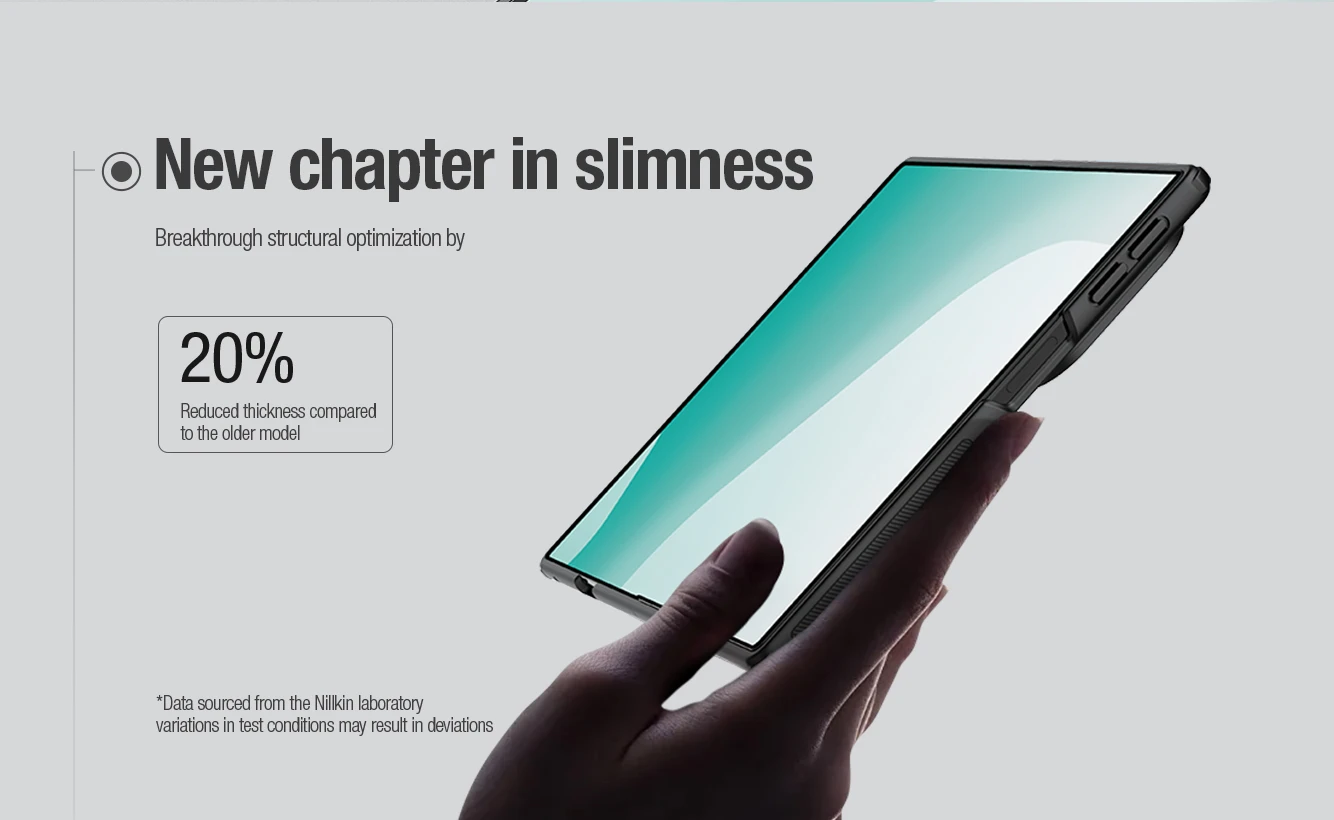 Nillkin Super Frosted FOLD Magnetic Zadní Kryt pro Samsung Galaxy Z Fold 8 Black