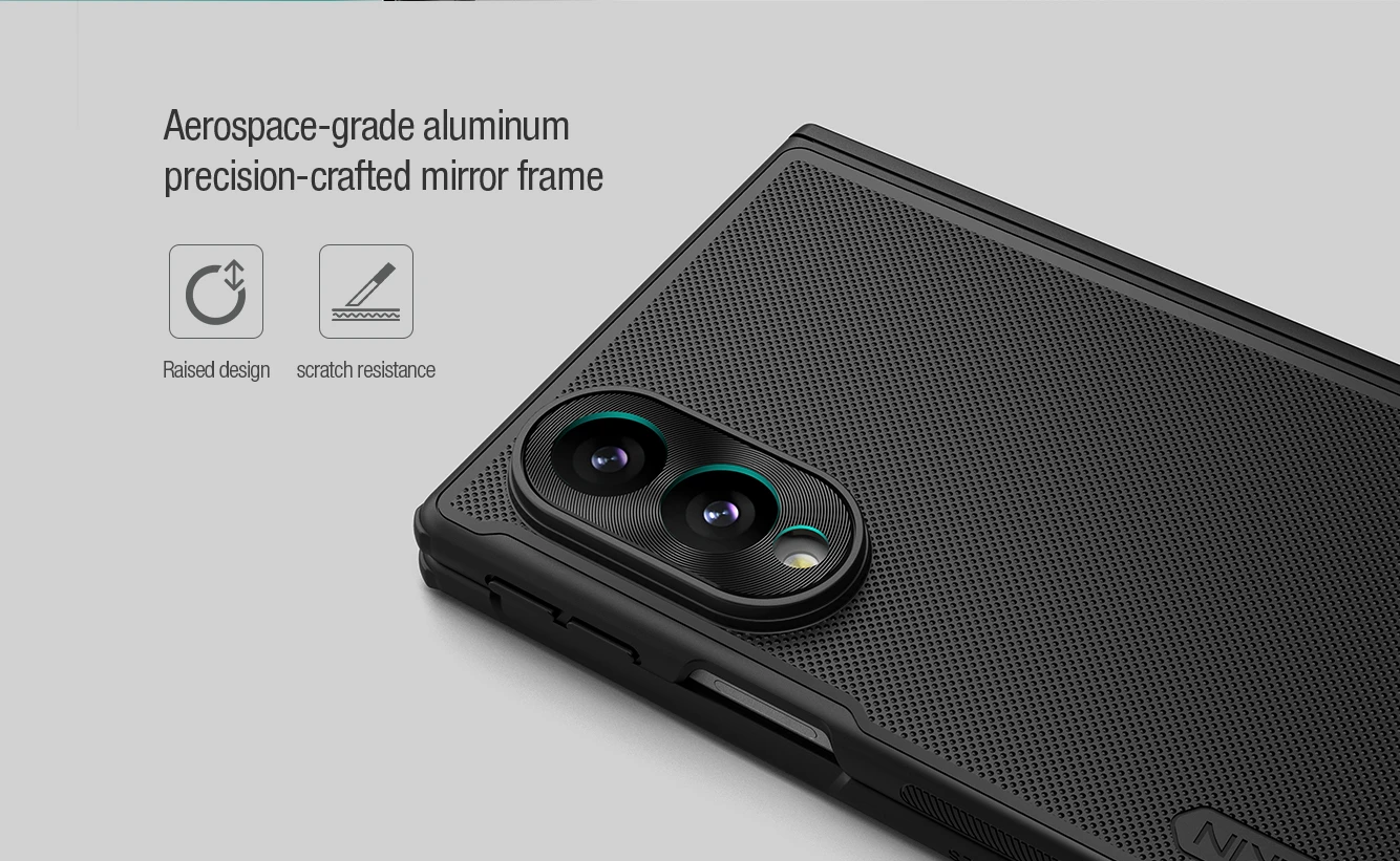 Nillkin Super Frosted FOLD Magnetic Zadní Kryt pro Samsung Galaxy Z Fold 8 Black