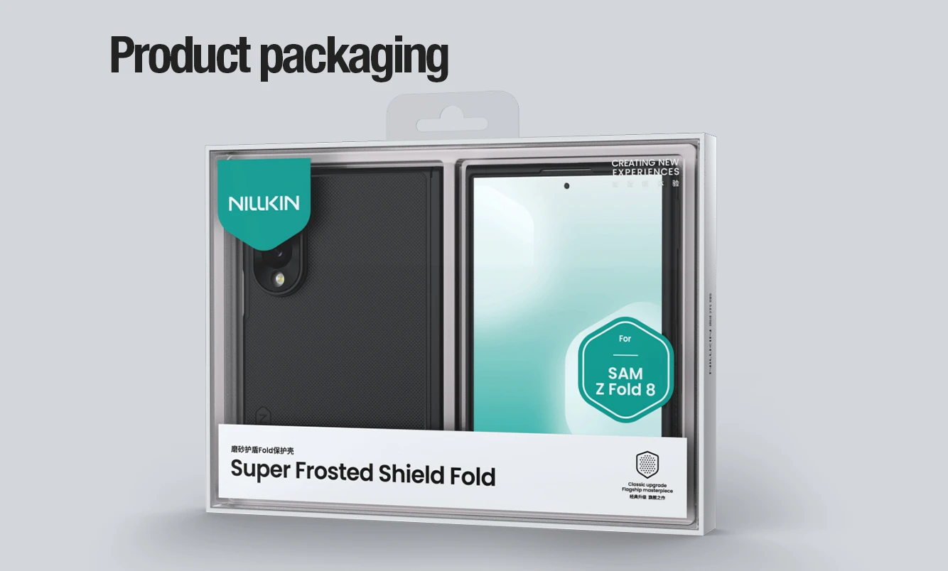 Nillkin Super Frosted FOLD Magnetic Zadní Kryt pro Samsung Galaxy Z Fold 8 Black