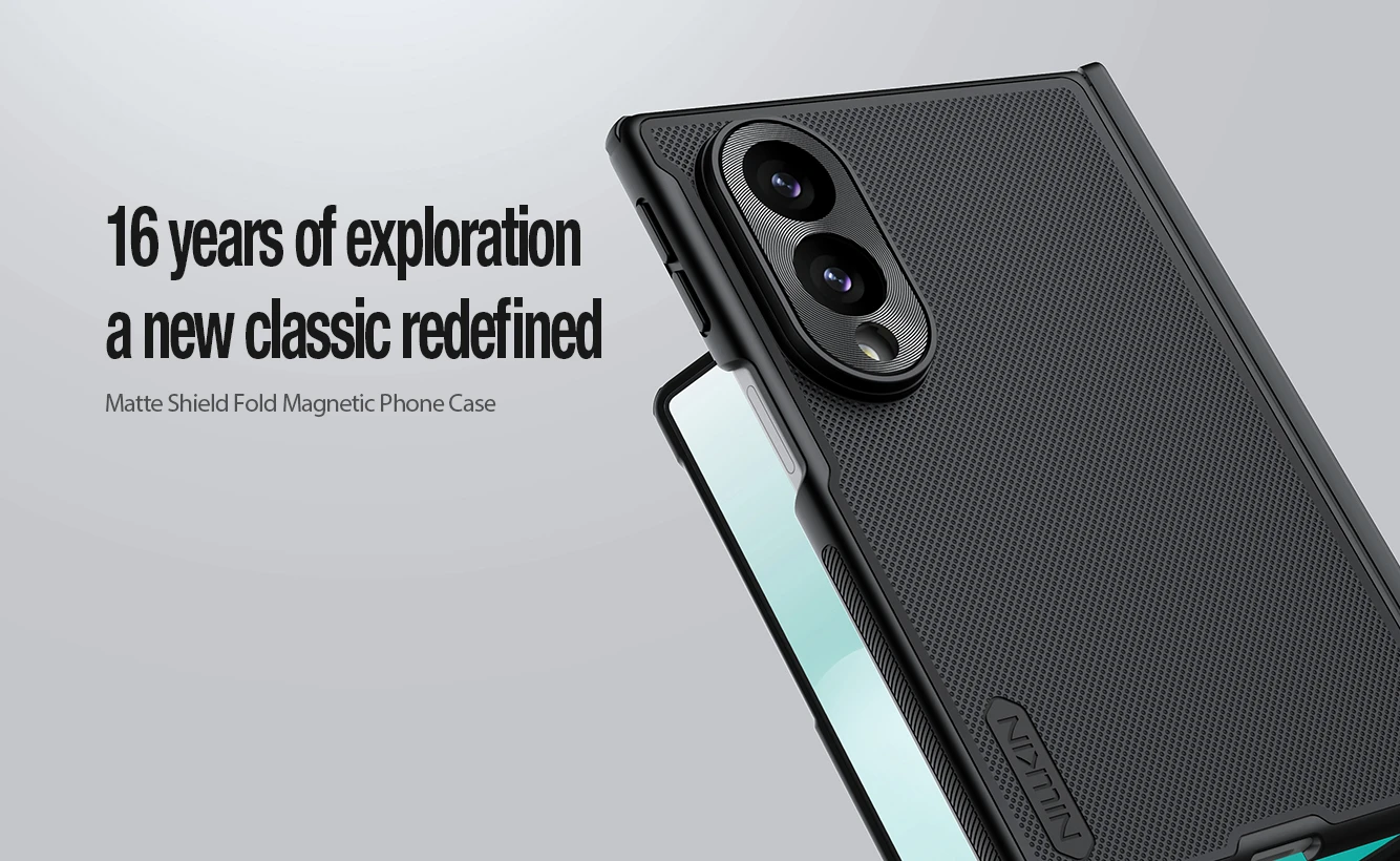 Nillkin Super Frosted FOLD Magnetic Zadní Kryt pro Samsung Galaxy Z Fold 8 Black