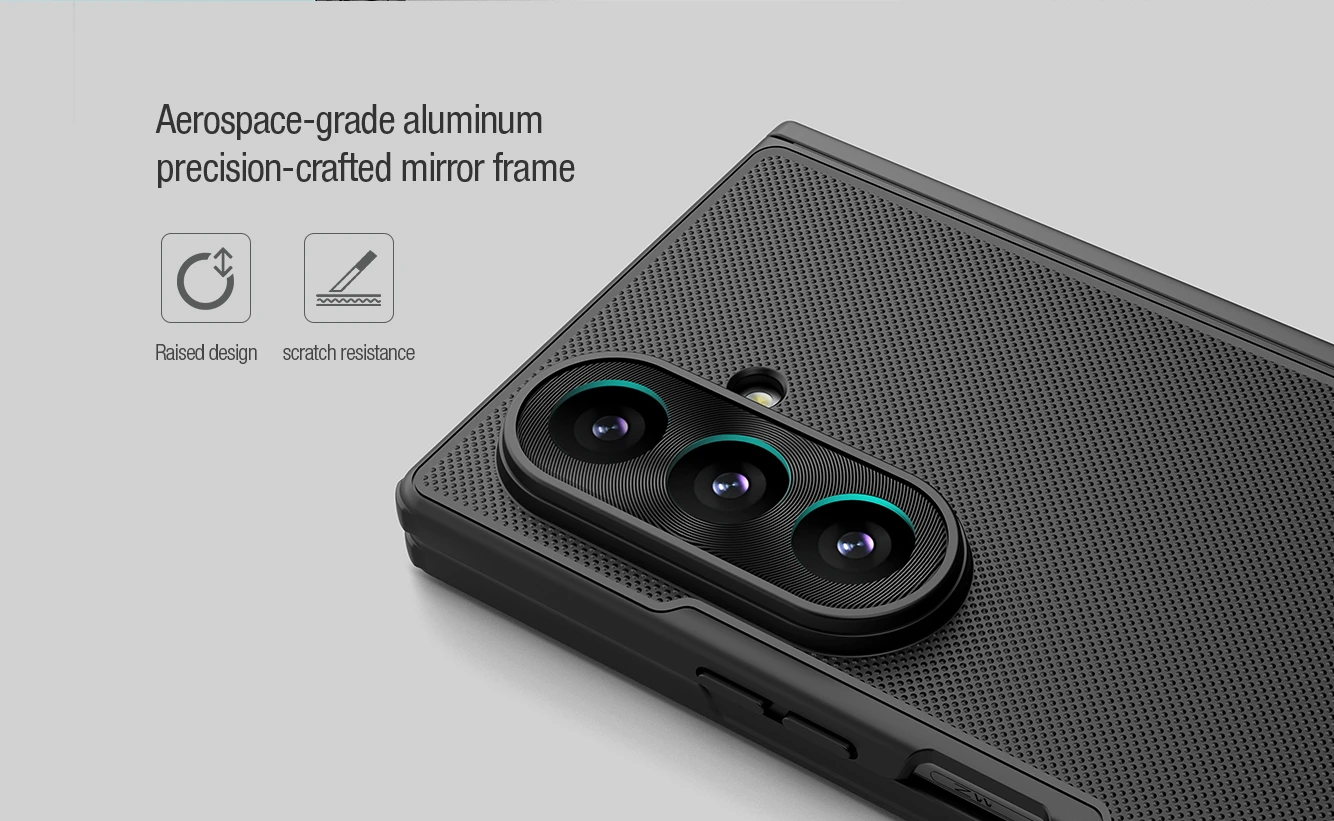 Nillkin Super Frosted FOLD Magnetic Zadní Kryt pro Samsung Galaxy Z Fold 8 Ultra Black