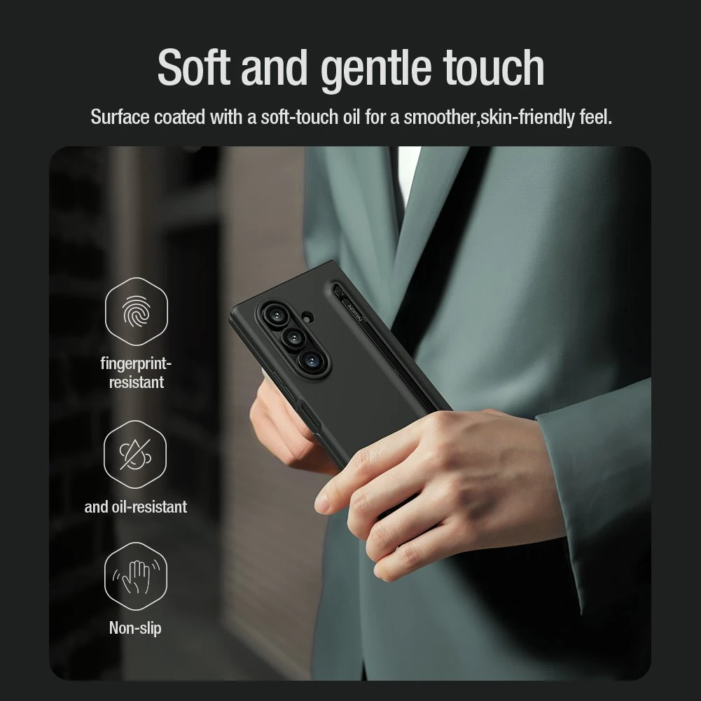 Nillkin Flex Pure Fold Pen Slot Kryt pro Samsung Galaxy Z Fold 7 Light Green