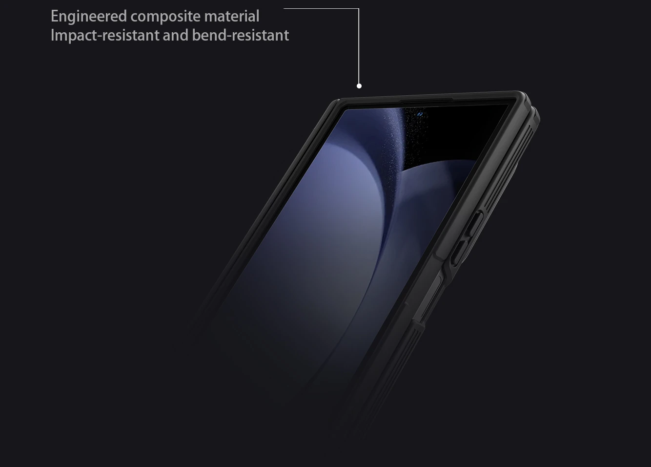 Nillkin CamShield Prop Magnetic (Transparent Lens) Zadní Kryt pro Samsung Galaxy Z Fold 8 Ultra Transparent Black