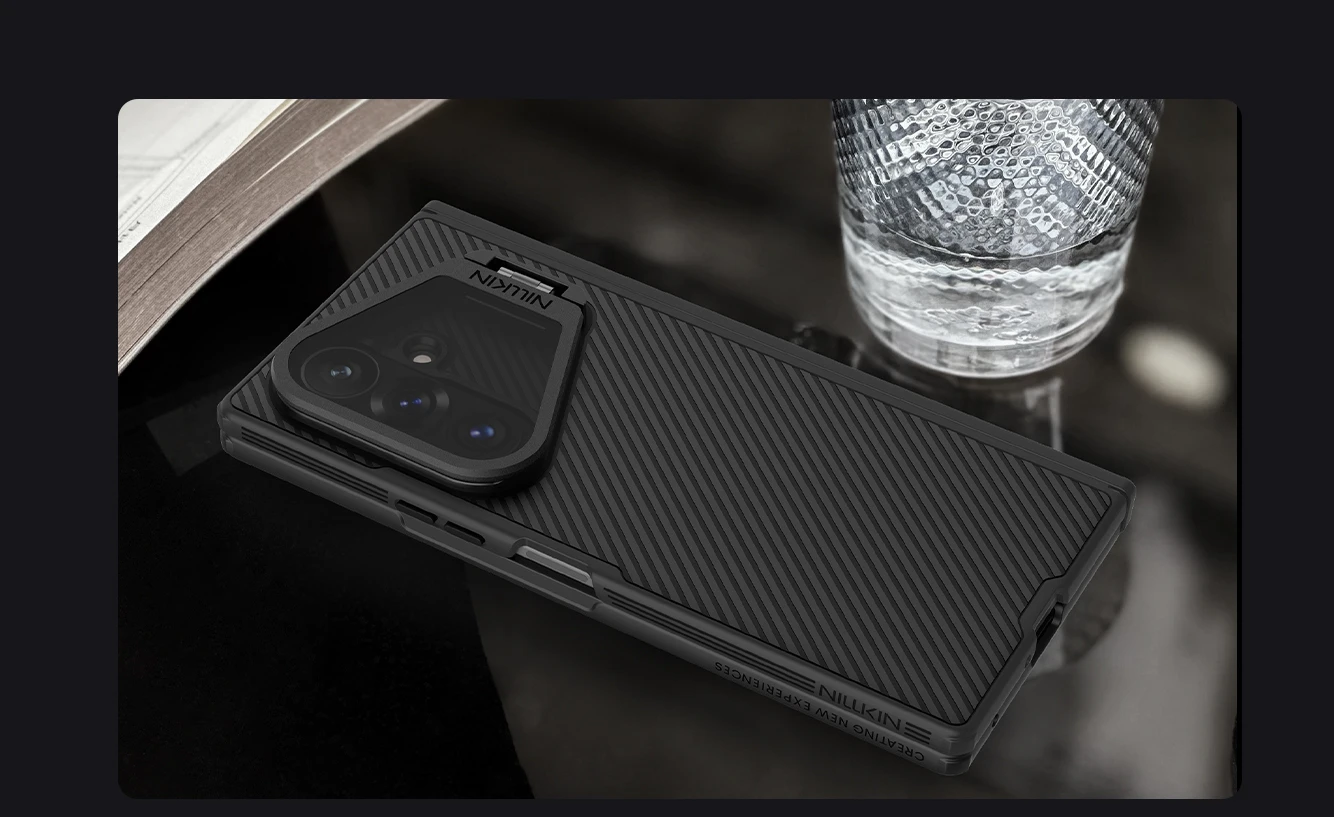 Nillkin CamShield Prop Magnetic (Transparent Lens) Zadní Kryt pro Samsung Galaxy Z Fold 8 Ultra Black