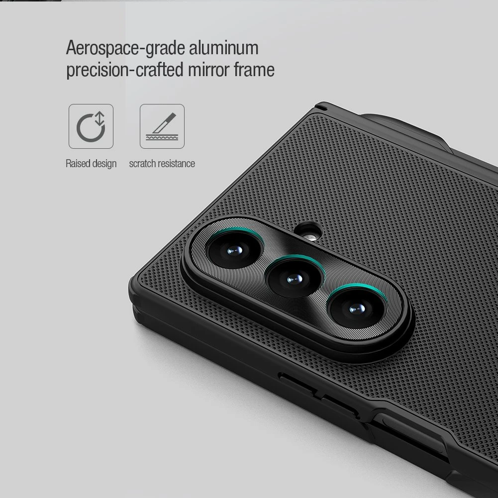 Nillkin Super Frosted FOLD Magnetic Pen Slot Zadní Kryt pro Samsung Galaxy Z Fold 7 Blue