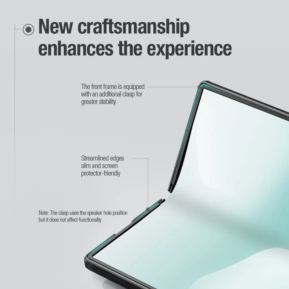Nillkin Super Frosted FOLD Magnetic Pen Slot Zadní Kryt pro Samsung Galaxy Z Fold 7 Blue