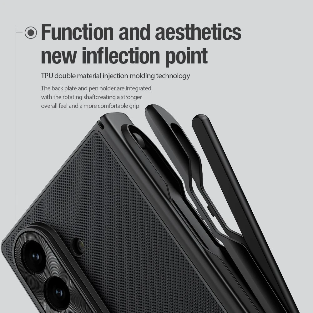 Nillkin Super Frosted FOLD Magnetic Pen Slot Zadní Kryt pro Samsung Galaxy Z Fold 7 Blue