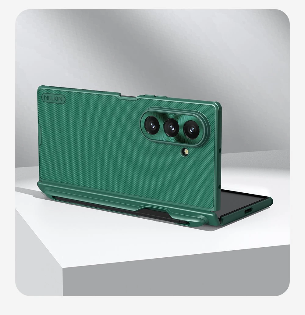 Nillkin Super Frosted FOLD Magnetic Pen Slot Zadní Kryt pro Samsung Galaxy Z Fold 7 Dark Green