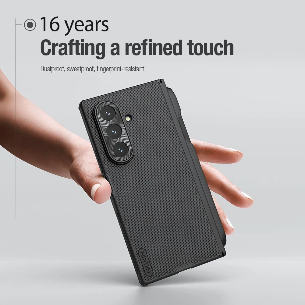 Nillkin Super Frosted FOLD Magnetic Pen Slot Zadní Kryt pro Samsung Galaxy Z Fold 7 Dark Green