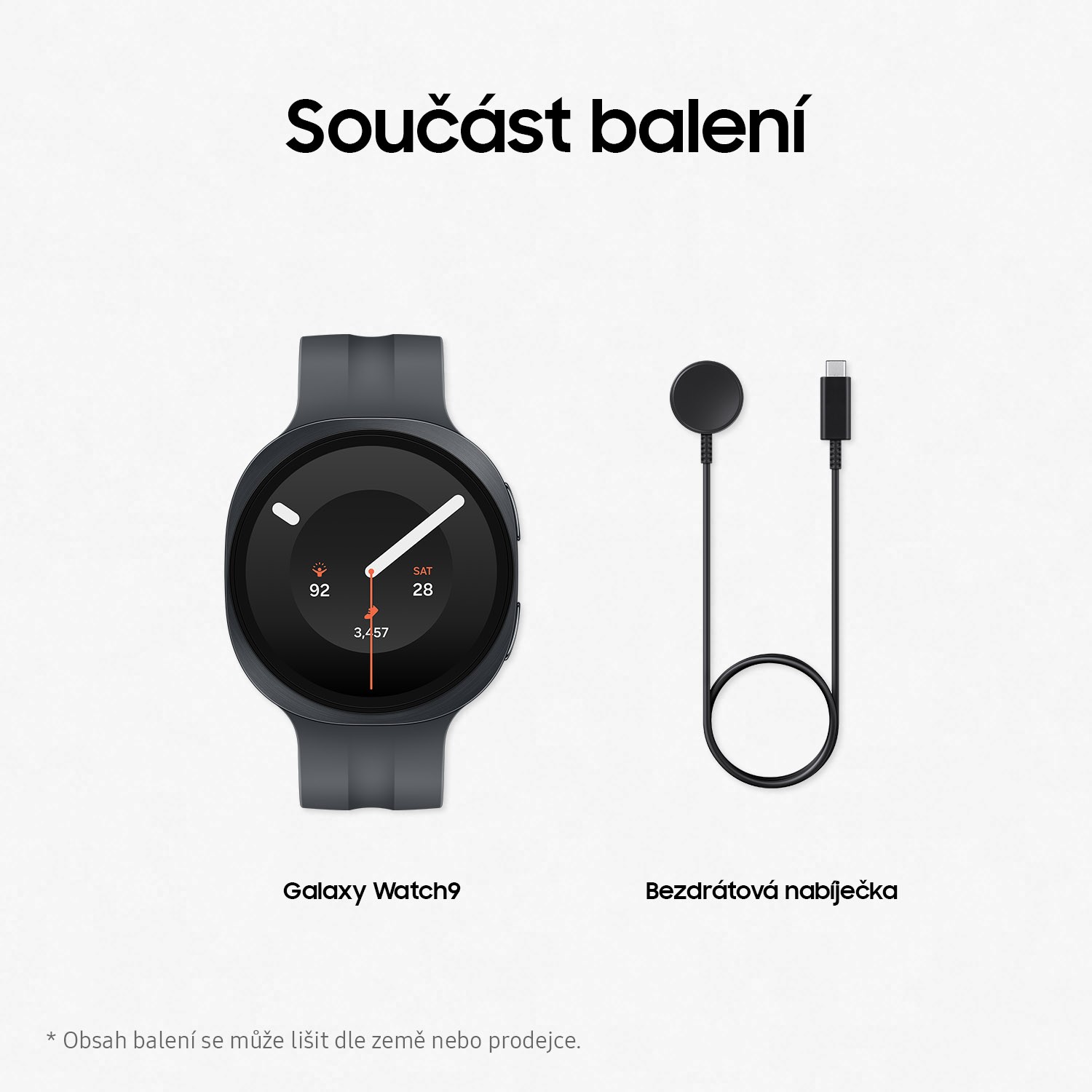 Samsung Galaxy Watch 9 44mm Grafitová