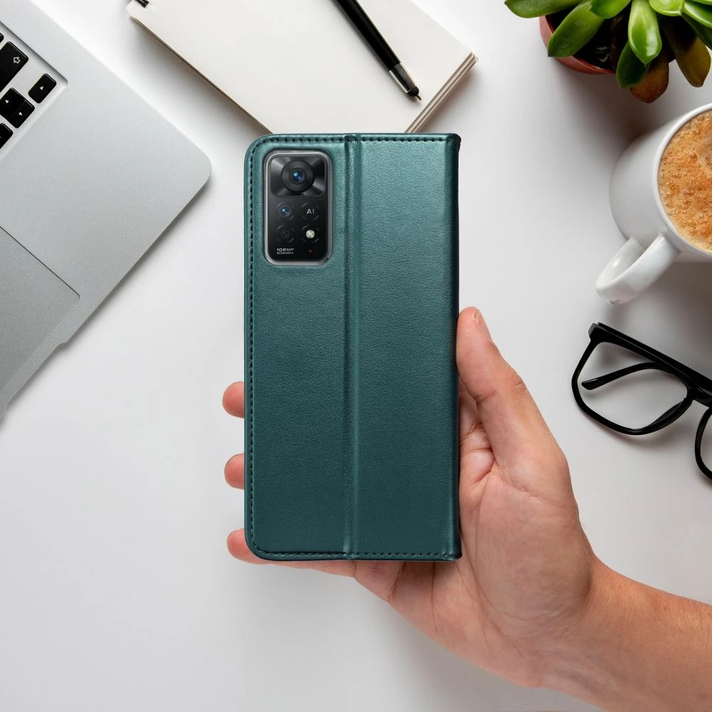 Flip case for Oppo A57 / A77 Smart Magneto dark green