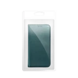 Flip case for iPhone 15 PLUS Smart Magneto dark green