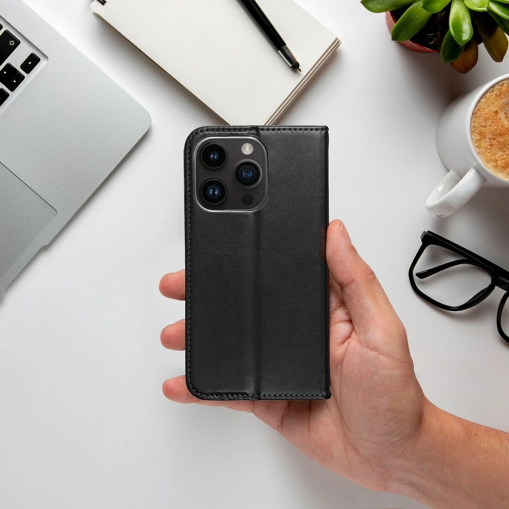 Flip case for iPhone 15 PRO MAX Smart Magneto black