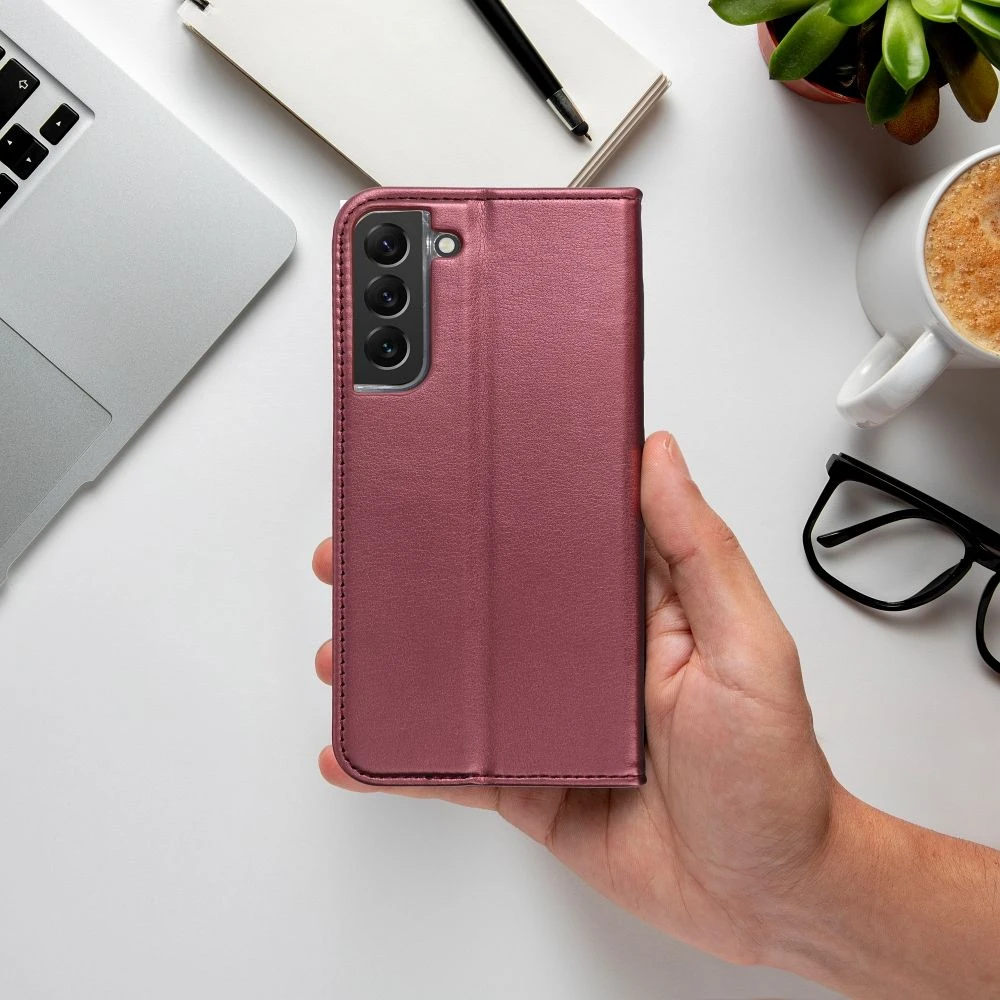 Flip case for Samsung S26 ULTRA Smart Magneto burgundy
