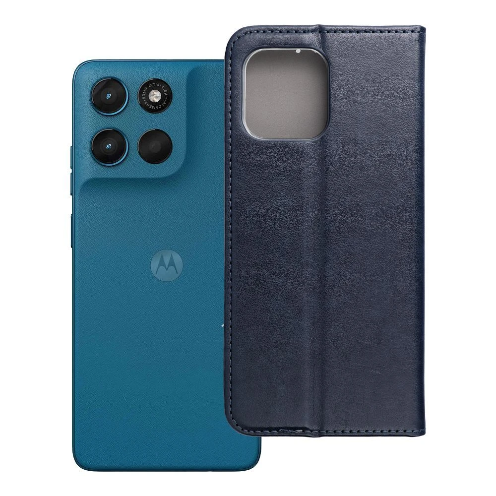 Flip case for Motorola G57 Power Smart Magneto navy blue
