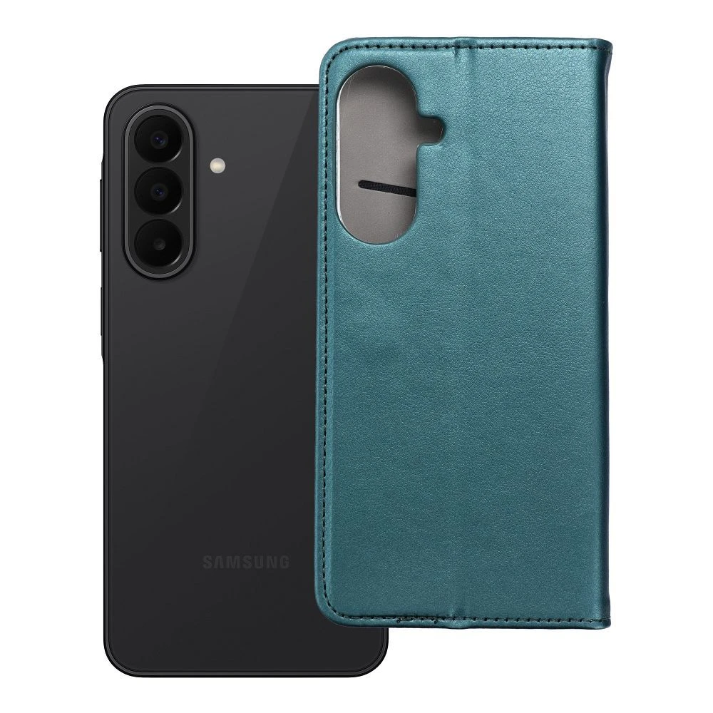 Flip case for Samsung A27 Smart Magneto dark green