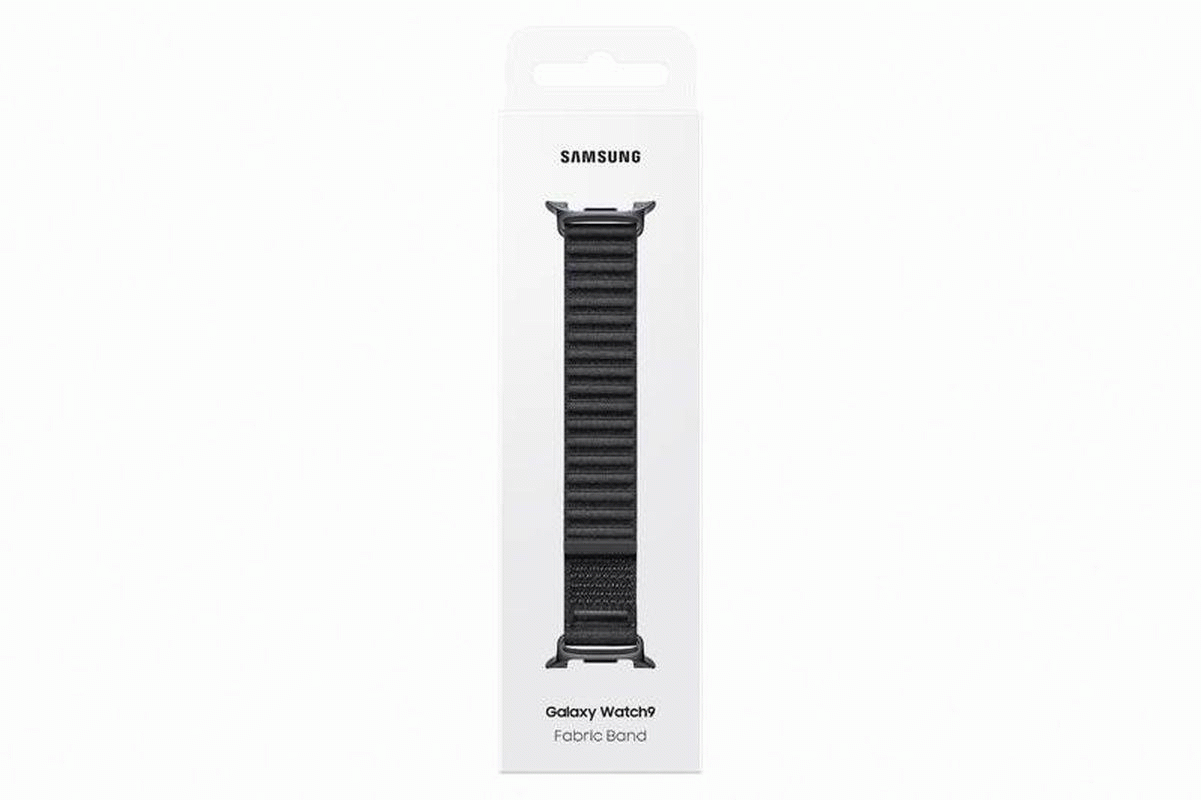 Látkový řemínek Samsung velikost M/L pro Samsung Galaxy Watch9 ET-SVL33LKEGEU, černá