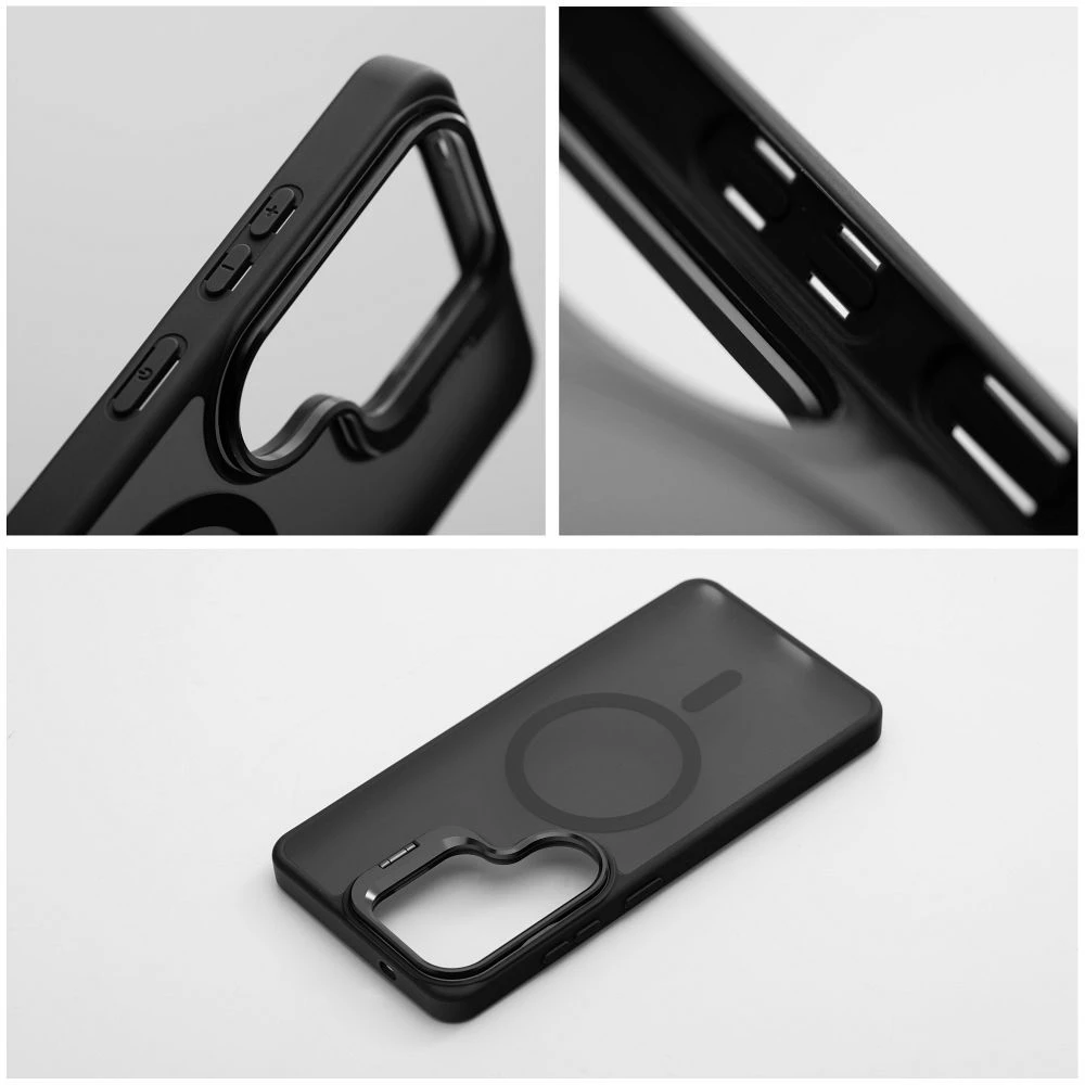 Case for Samsung S26 Forcell F-Protect Shadow Stand Premium compatible with MagSafe black