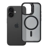 Case for iPhone 16 Forcell F-Protect Shadow Stand Premium compatible with MagSafe black