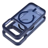 Case for iPhone 17 Pro / 18 Pro Forcell F-Protect Shadow Stand Premium compatible with MagSafe navy blue