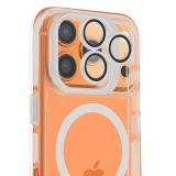 Case for iPhone 17 Pro Max / 18 Pro Max Lens Mag Cover compatible with MagSafe white