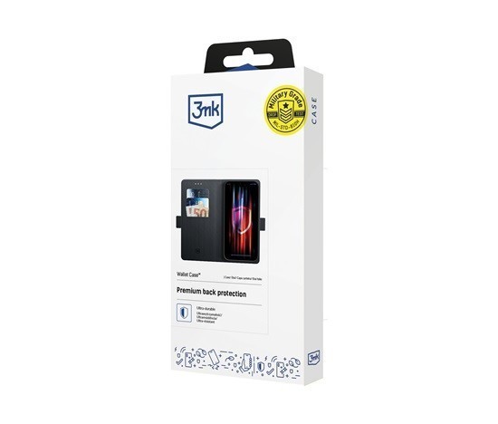 Flipové pouzdro 3mk Wallet Case pro Samsung Galaxy A27 5G, černá