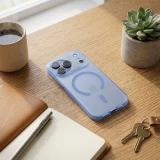 Case for iPhone 17 PRO Aurora compatible with MagSafe blue