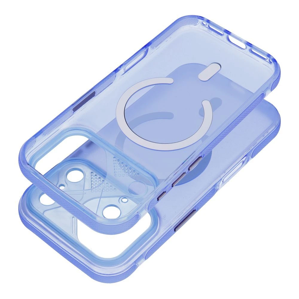 Case for iPhone 17 PRO Aurora compatible with MagSafe blue