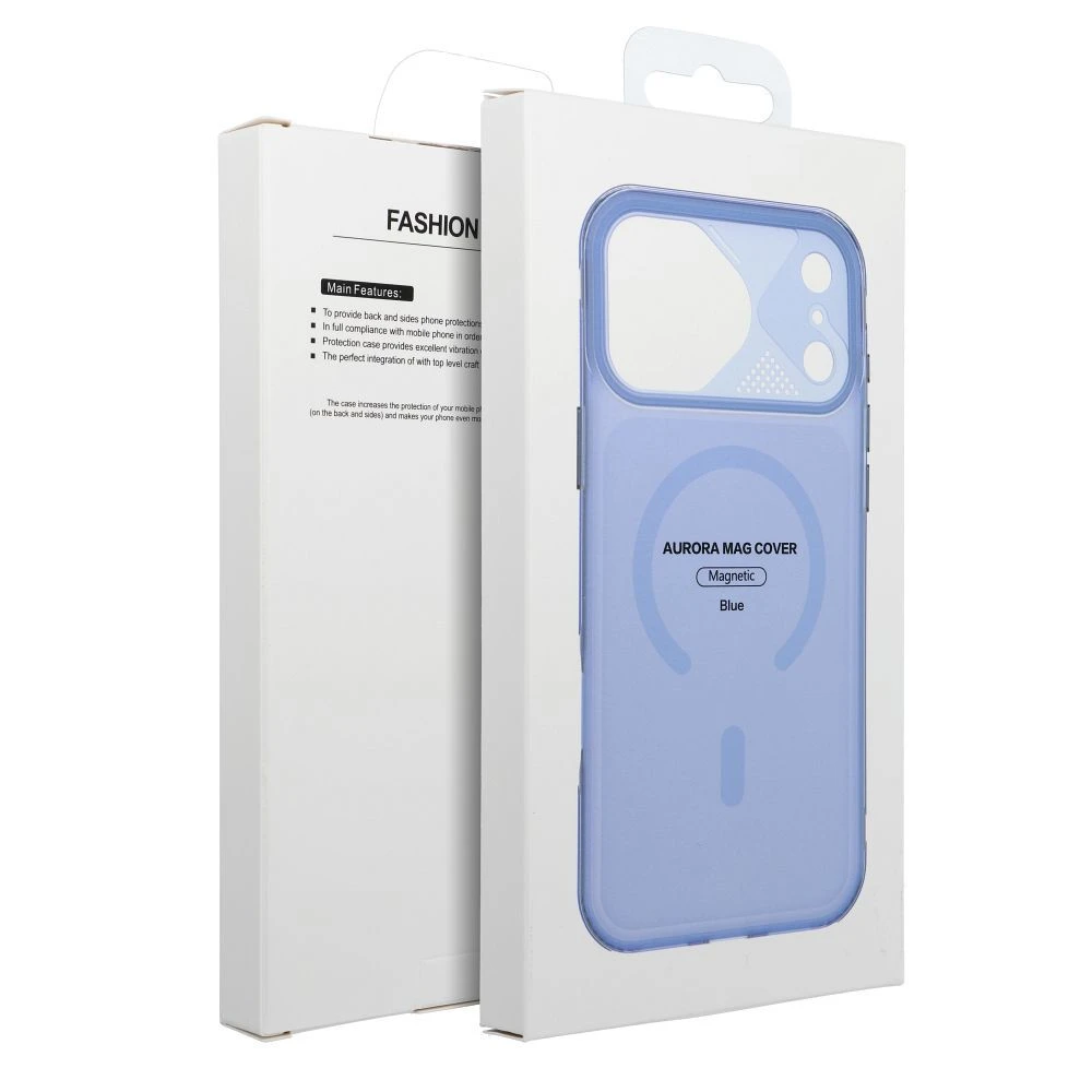Case for iPhone 17 PRO Aurora compatible with MagSafe blue