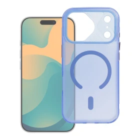 Case for iPhone 15 PRO Aurora compatible with MagSafe blue