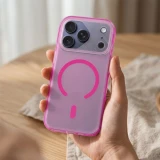 Case for iPhone 12 Aurora compatible with MagSafe pink