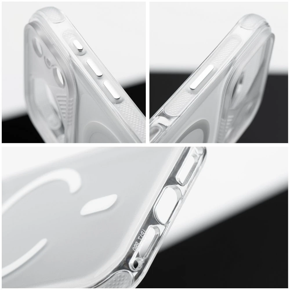 Case for iPhone 13 PRO Aurora compatible with MagSafe white