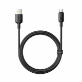 Kabel Baseus Silky USB/USB-C 1m 100W, černá