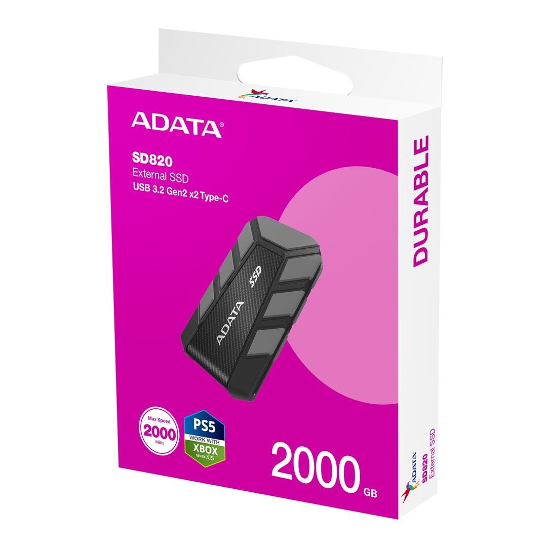 ADATA SD820 /2TB/SSD/ šedá